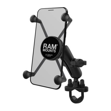 RAM Mount X-Grip komplett telefontartó szett kormányra v. csőre NAGY TELEFONOKHOZ